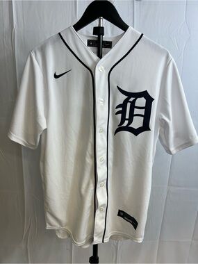 Nike Detroit Tigers Embroidered Baseball Jersey Skubal Size Small